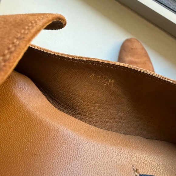 Margaux Womens Tan Camel Suede Slip-Ons Loafers 41.5 - Picture 16 of 16